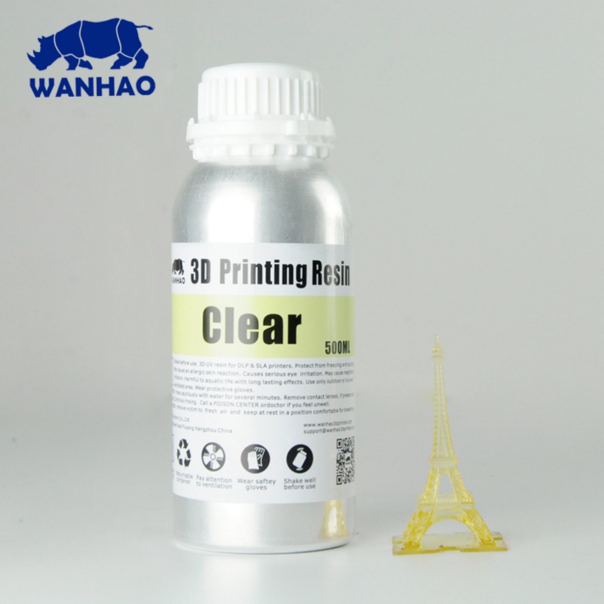 Køb Wanhao 3D-Printer UV Resin Water Washable - 500 ml ...