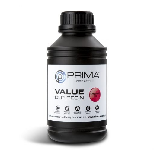 PrimaCreator-Value-UV-DLP-Resin-500-ml-Transparen-red