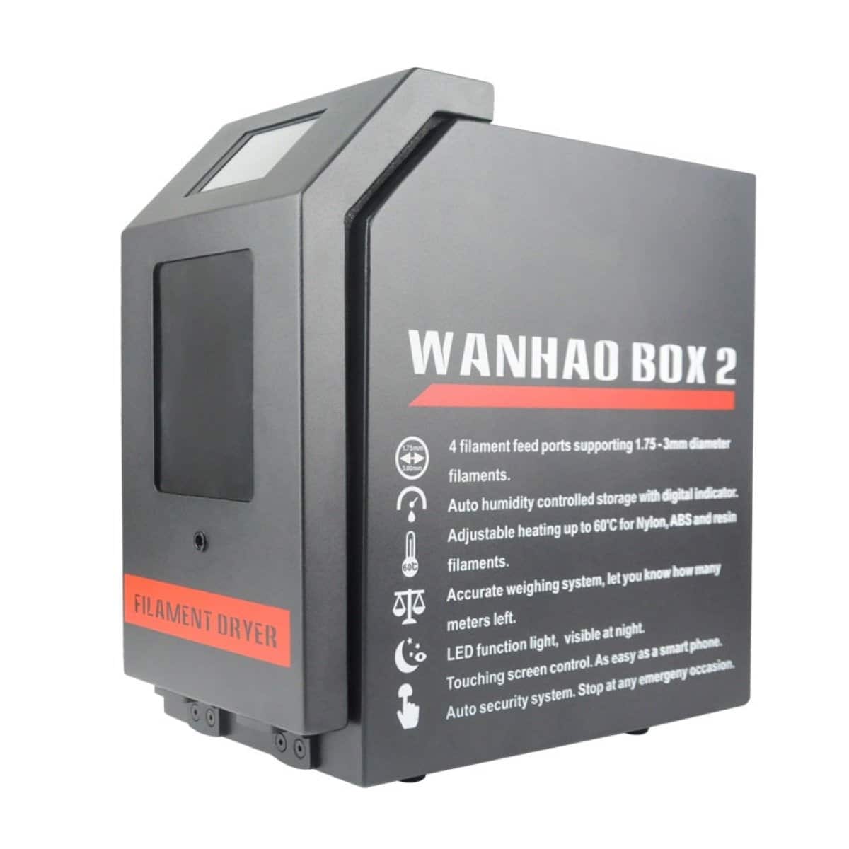 Køb Wanhao Box 2 - Filament Dryer - Hurtig Levering & Fri Fragt