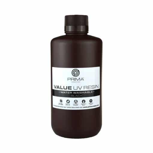PrimaCreator Value Water Washable UV Resin - 1000 ml - Black