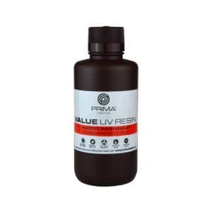 PrimaCreator Value Water Washable UV Resin - 500 ml - Transparent Red
