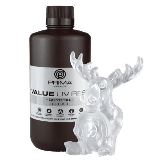 PrimaCreator Value Crystal UV Resin - 1000 ml - Clear